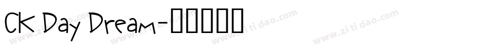 CK Day Dream字体转换